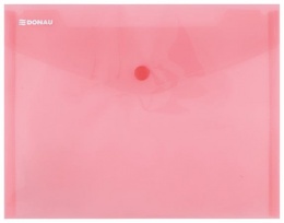 Irattartó tasak, A5, PP, patentos, DONAU, piros