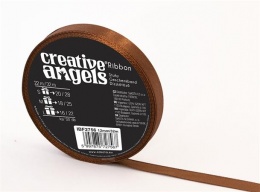 Szatén szalag, 12 mm x 32 m, bronz