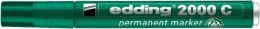 Alkoholos marker, 1,5-3 mm, kúpos, EDDING "2000", zöld