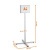 Padlóállvány, kültéri, A4, DURABLE "INFO STAND", antracit-szürke